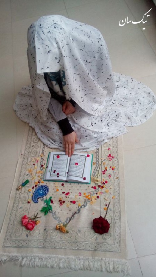 عکس نوشته زیبا و معنی دار برای دختر چادری