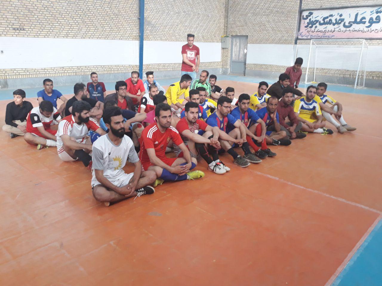 برگزاری مسابقات فوتسال یادبود شهدای والامقام روستا، شهیدان حسن زاده و عابدی
