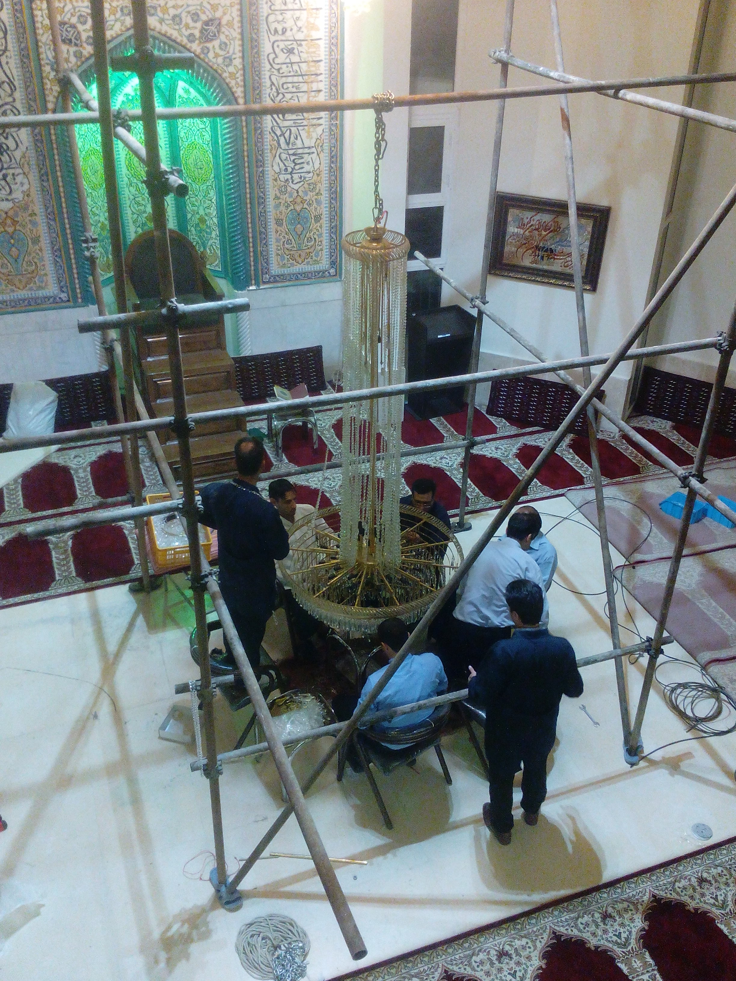لوستر مسجد امام خمینی
