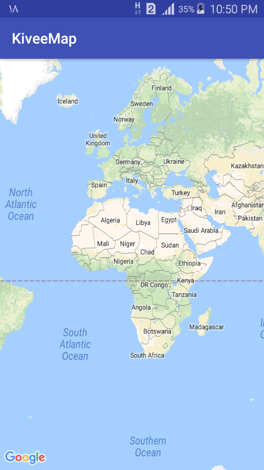 Google Maps - قدم های اولیه