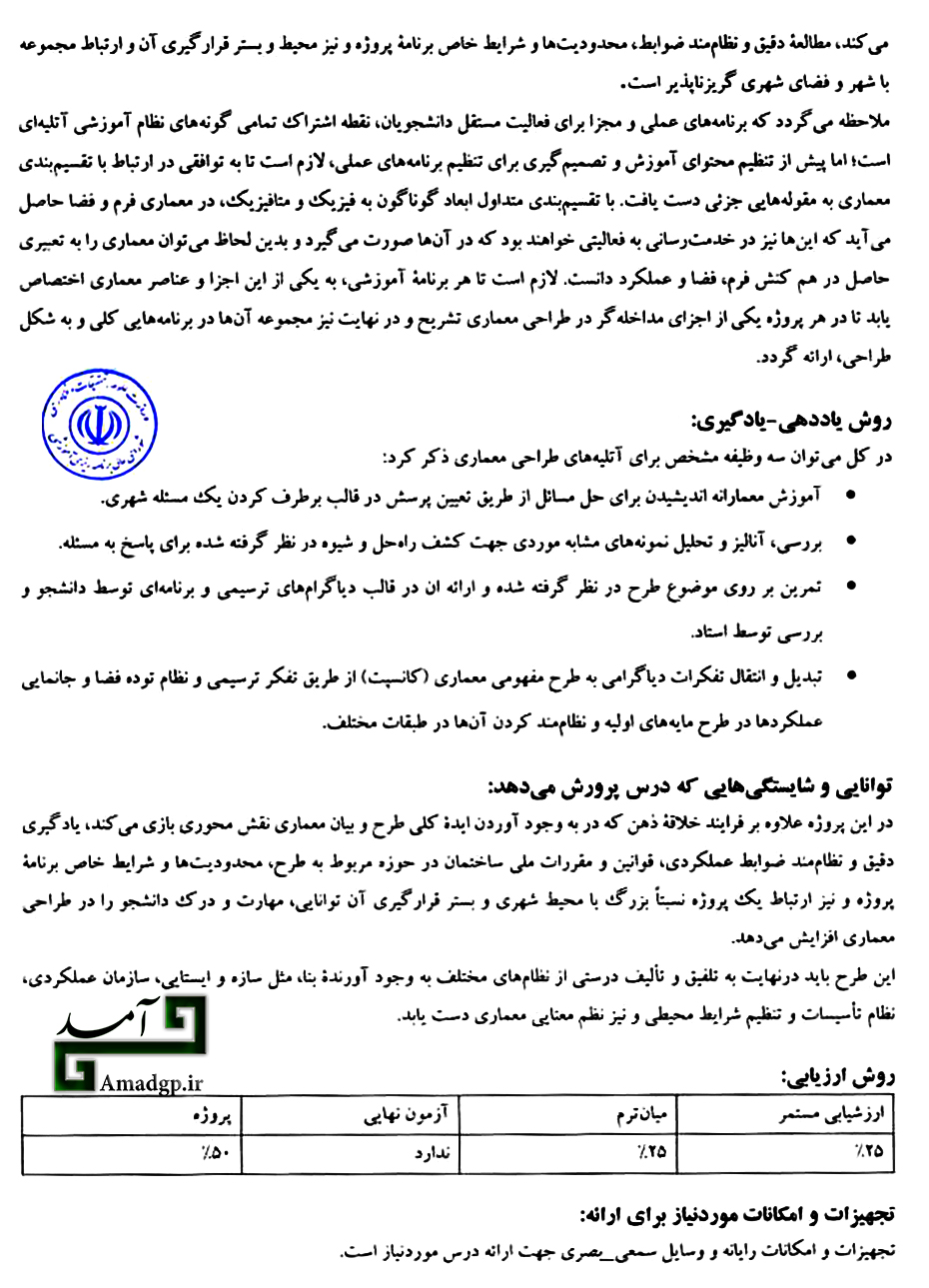 طراحی معماری4
