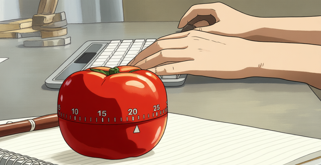 دقایق گوجه‌ای | مدیریت‌زمان با پومودورو