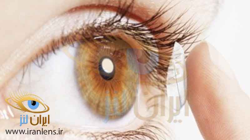لنز چشم رنگی مناسب برای چشم های قهوه ای