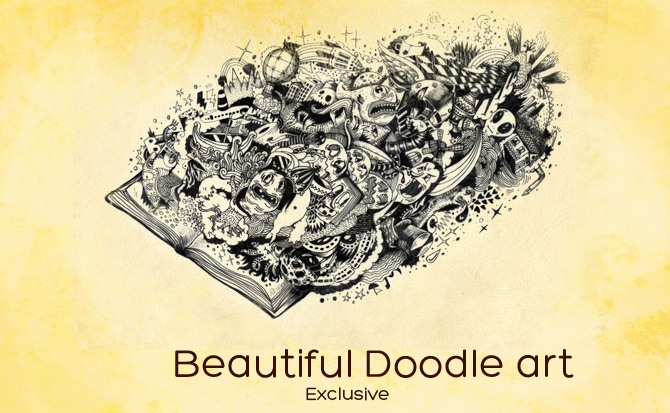 طراحی های زیبای doodle art