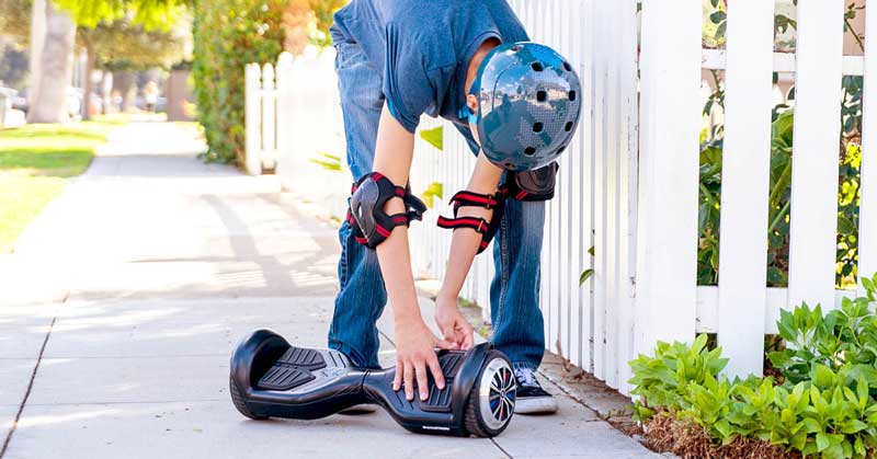 how to stop on a hoverboard suddenly