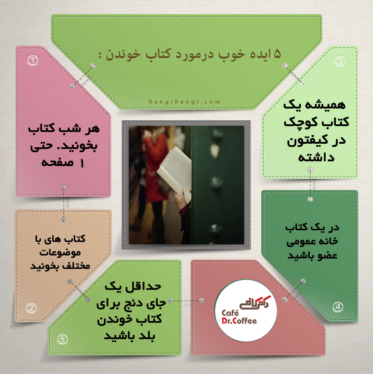 5 ایده برای کتاب خوندن