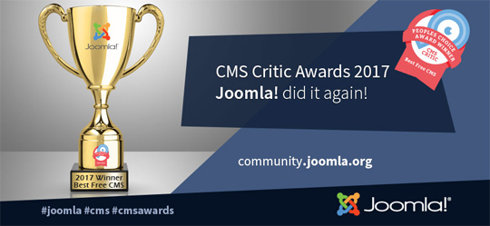 جوملا، بهترین CMS سال