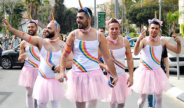 همجنسبازان در جشن پوریم اسراییل