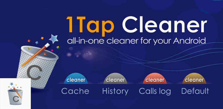 1Tap Cleaner Pro – نرم افزار پاکسازی کش موبایل اندروید + مود