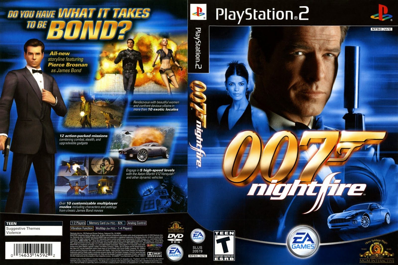 دانلود نسخه فشرده بازی James Bond 007: Nightfire با حجم 540 مگابایت