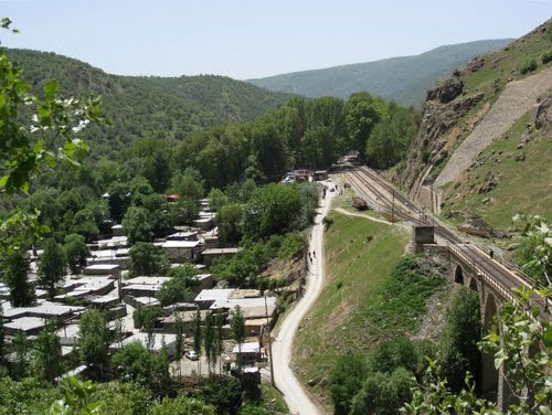 عکسی از راه‌آهن مسیر آبشاربیشه شهرستان دورود