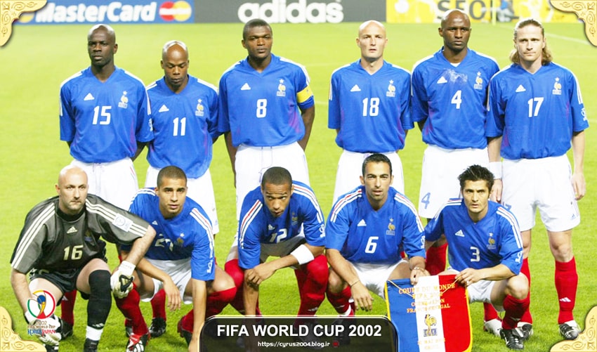 فرانسه در جام جهانی 2002