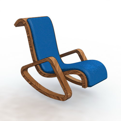مدل صندلی راحتی نرم افزار سالیدورک
