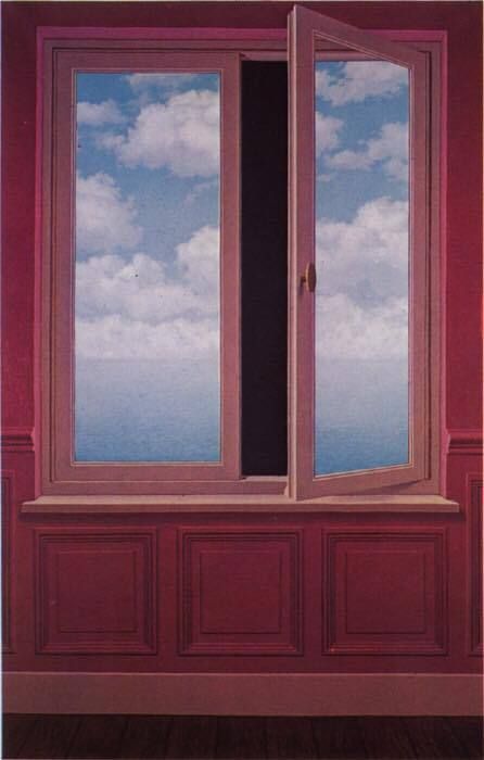 آینه ی بزرگنما، رنه ماگریت | The magnifying glass, Rene Magritte