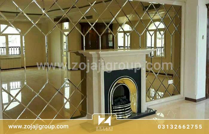 قیمت آینه دکوراتیو لوزی