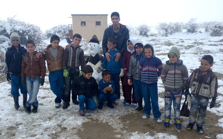زمستان در روستای مسجدین
