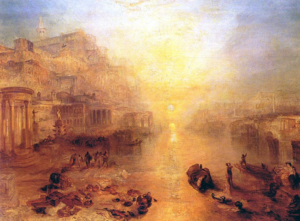Painting: Ovid Banished from Rome by J. M. W. Turner