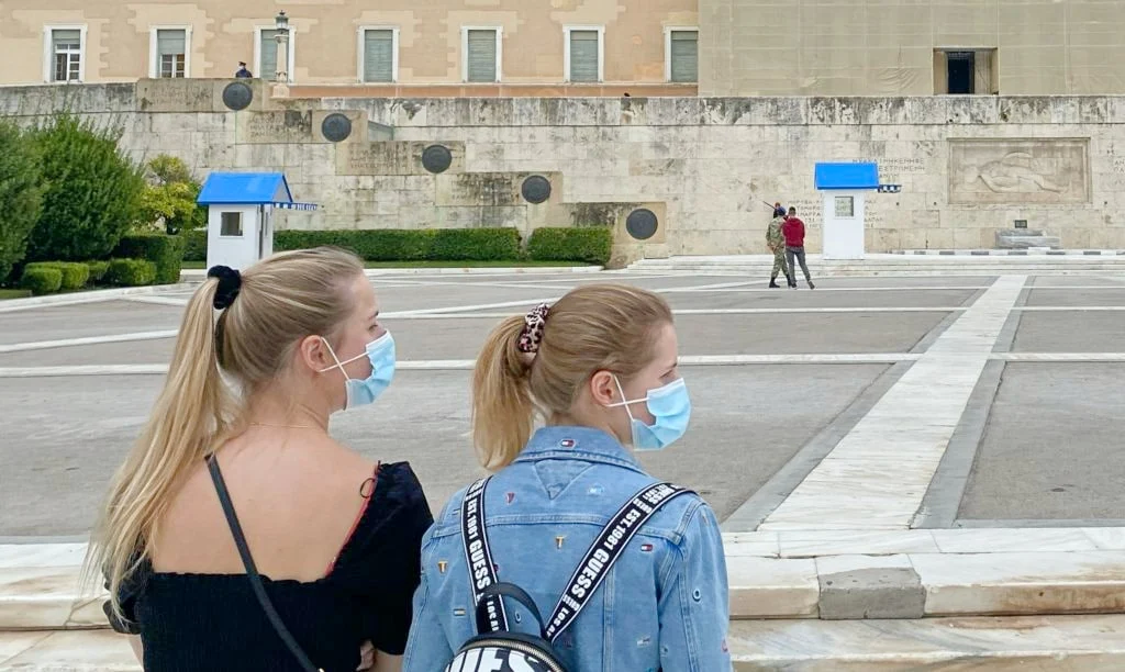 New Coronavirus Cases in Greece Almost Halved on Sunday