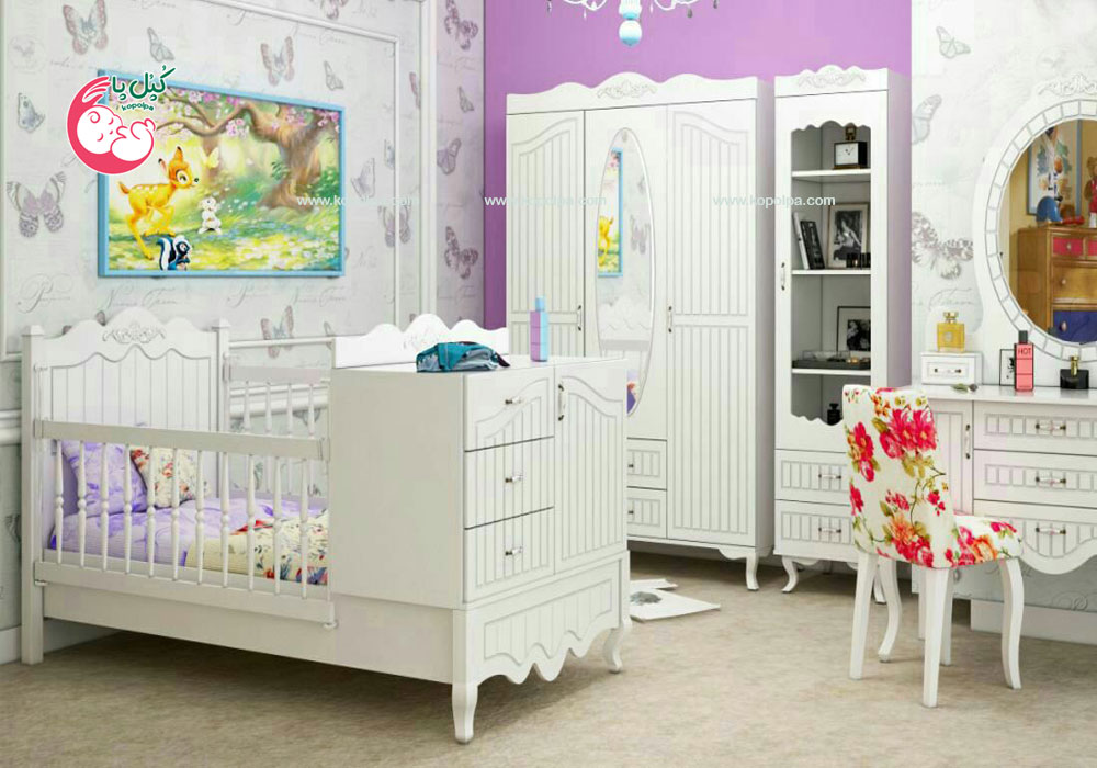 baby bed set white