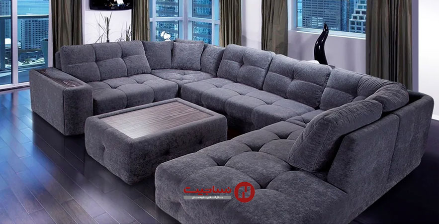 پارچه مبلی راحتی رنگ تیره