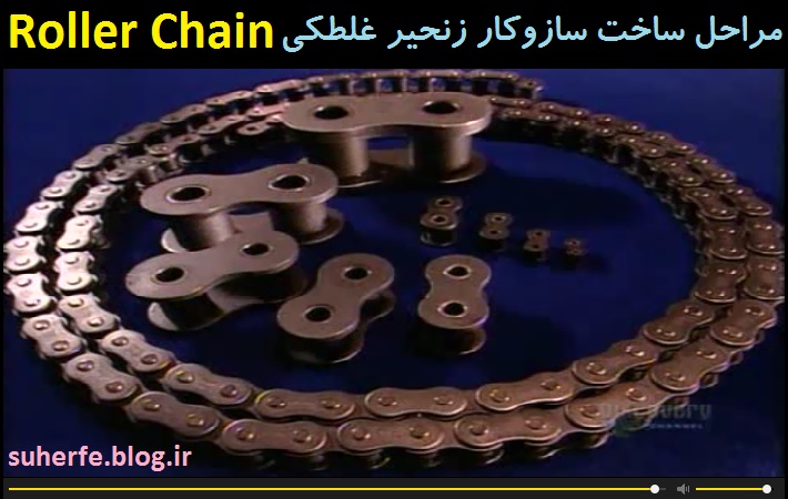 فیلم آشنایی با ساخت زنجیر غلطکی Roller Chain