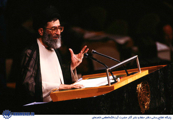 آیت‌الله خامنه‌ای در مجمع عمومی سازمان ملل سال 66