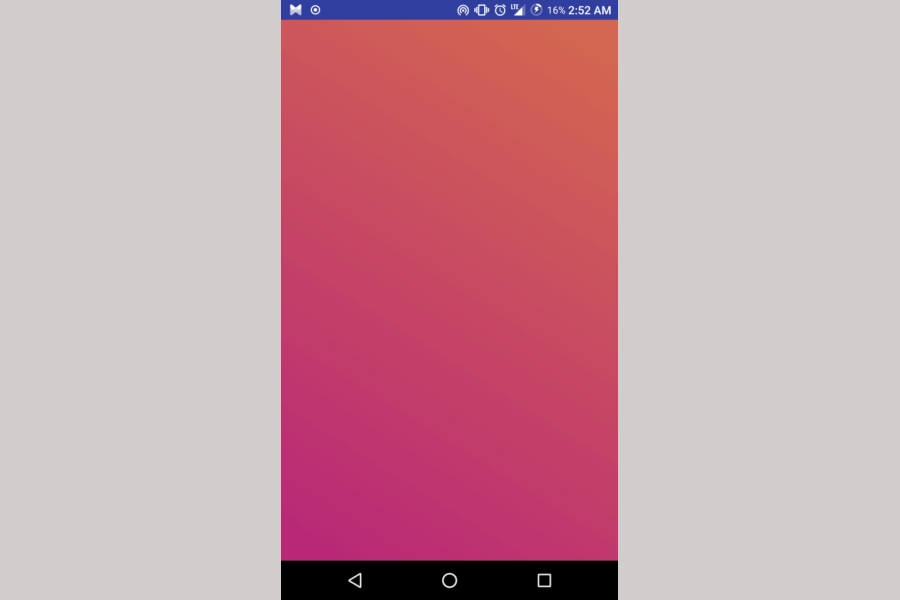 ایجاد یک Gradient Background متحرک