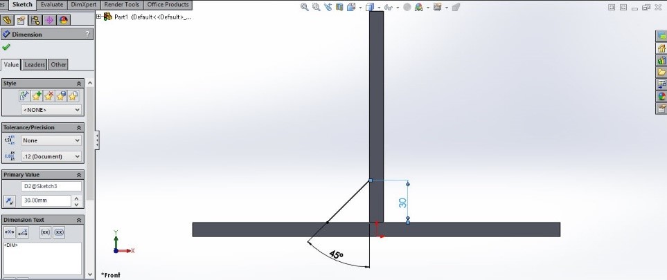 آموزش فیچر، دستور Solidworks rib -1