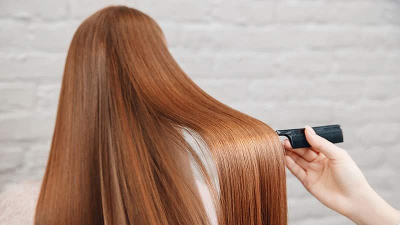 کراتین مو در سالن زیبایی لاوین نیاوران نیلوفر زبردست