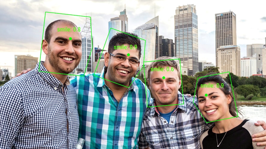 تشخیص چهره با استفاده از Google Vision