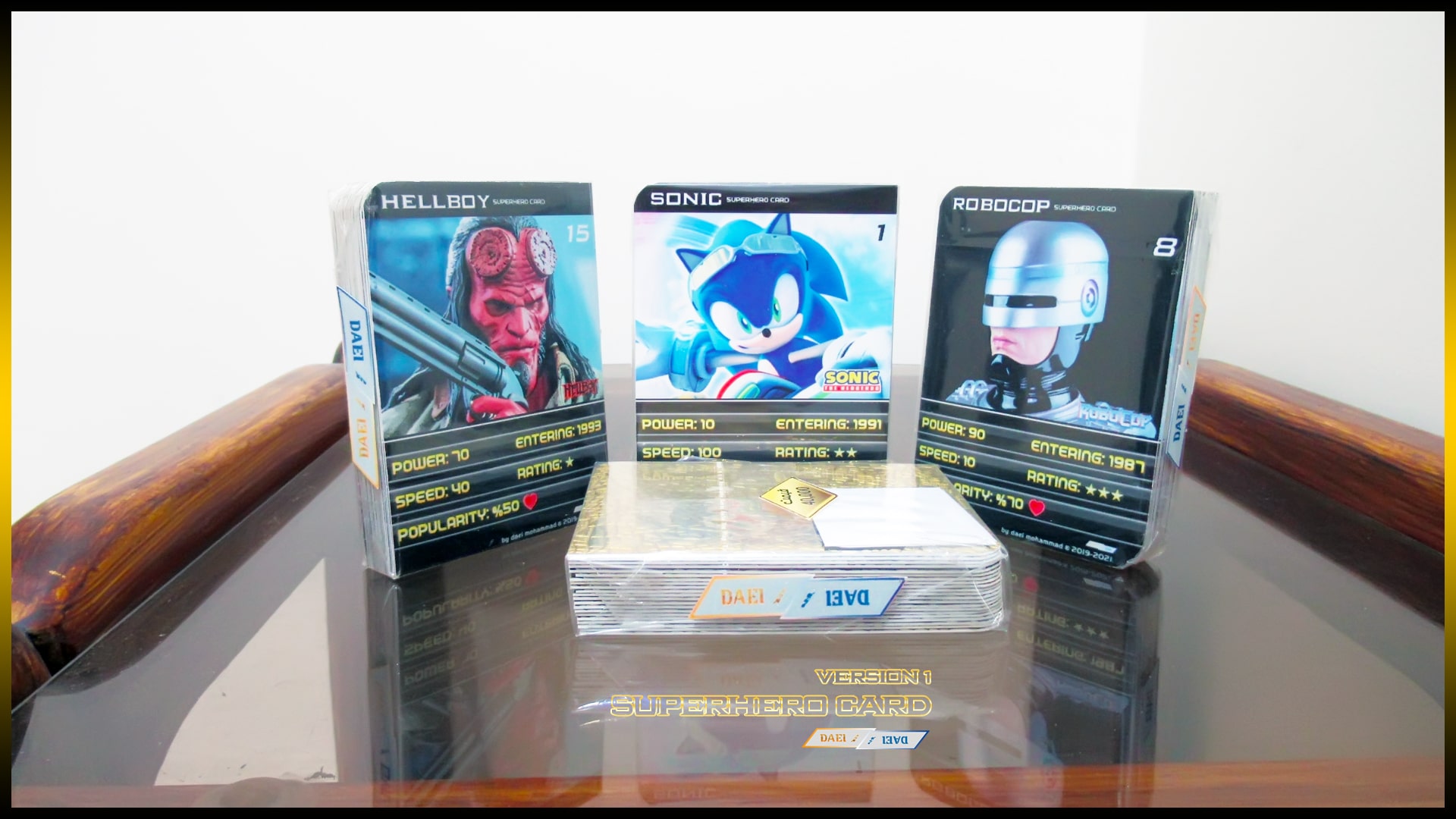 کارت بازی ابرقهرمان 1 کارت بازی ابرقهرمان 1