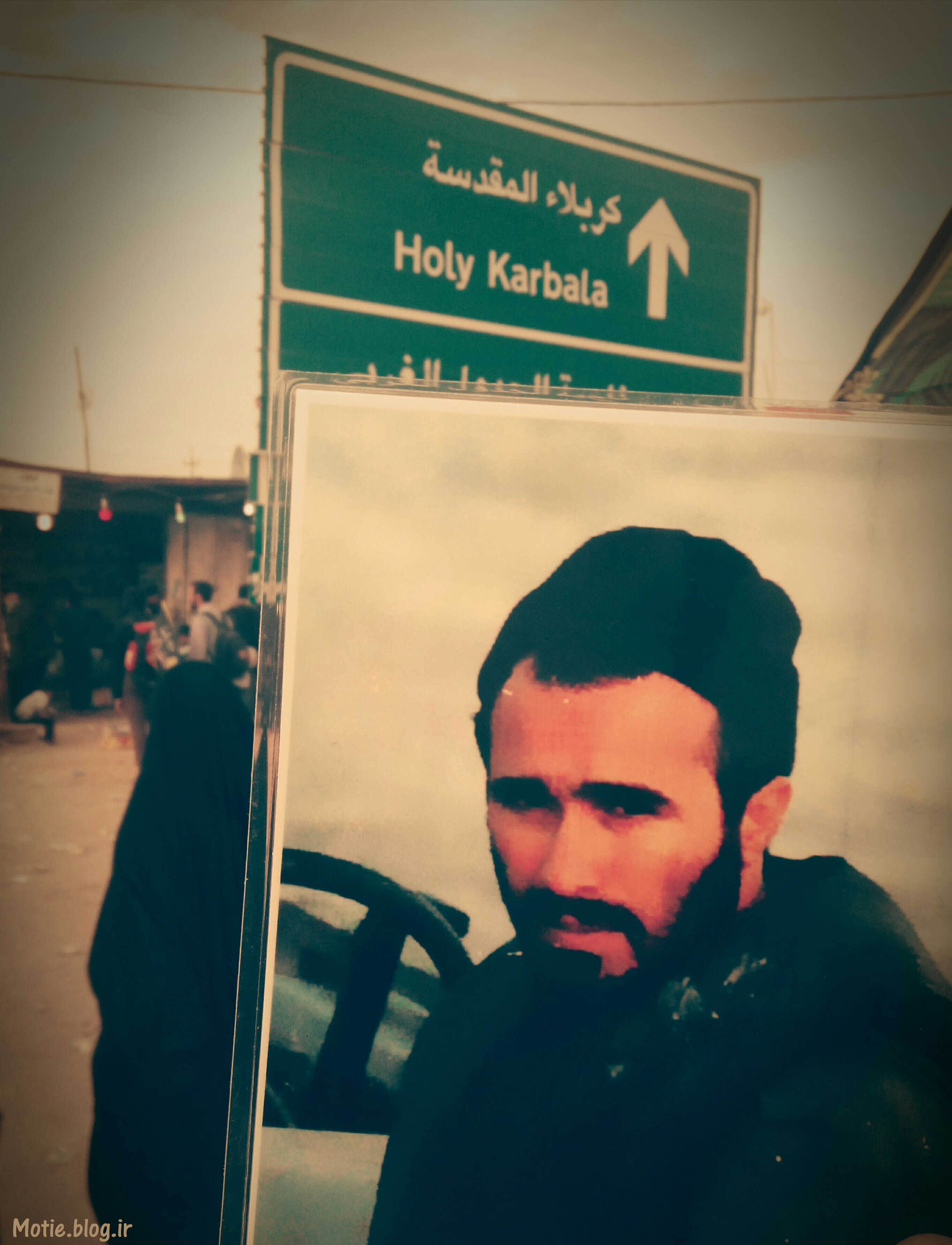 حاج حسین خرازی در پیاده روی اربعین