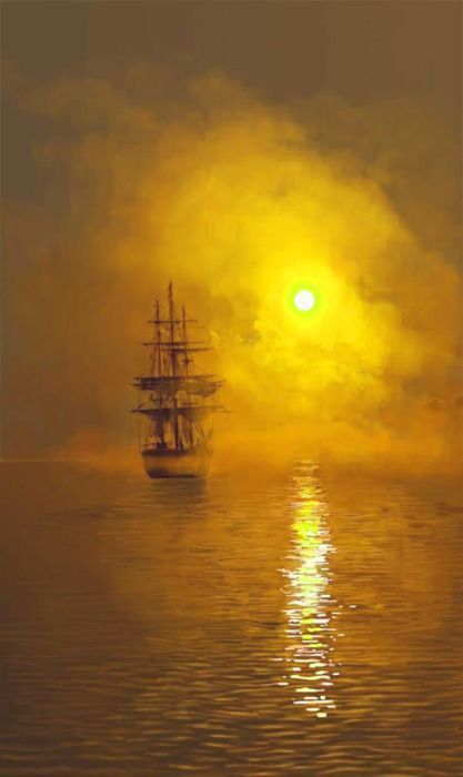 William Turner | Into the Golden Sunset