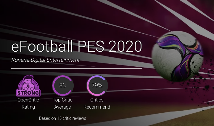 نقد‌ها و نمرات بازی eFootball PES 2020 منتشر شد