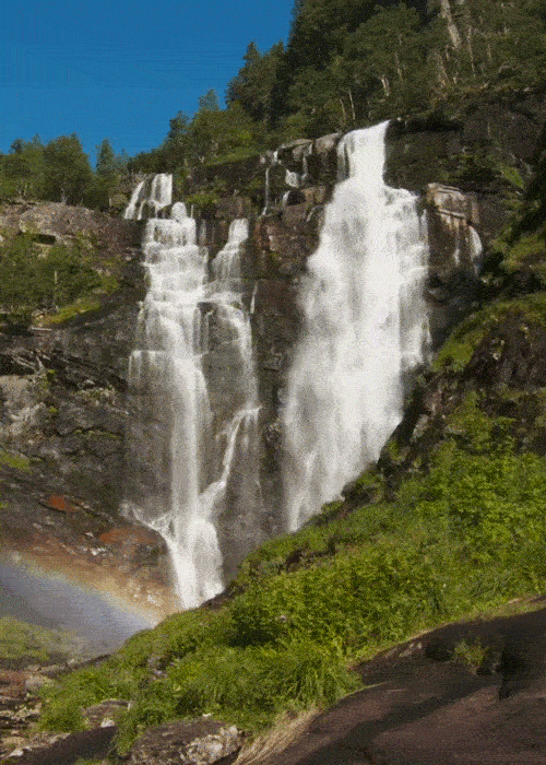 عکس بک گراند آبشار گیف