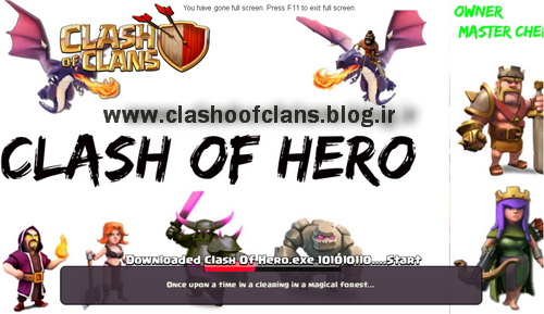دانلود نسخه مود شده کلش اف کلنز Clash Of Hero (ورژن 7.200.19)