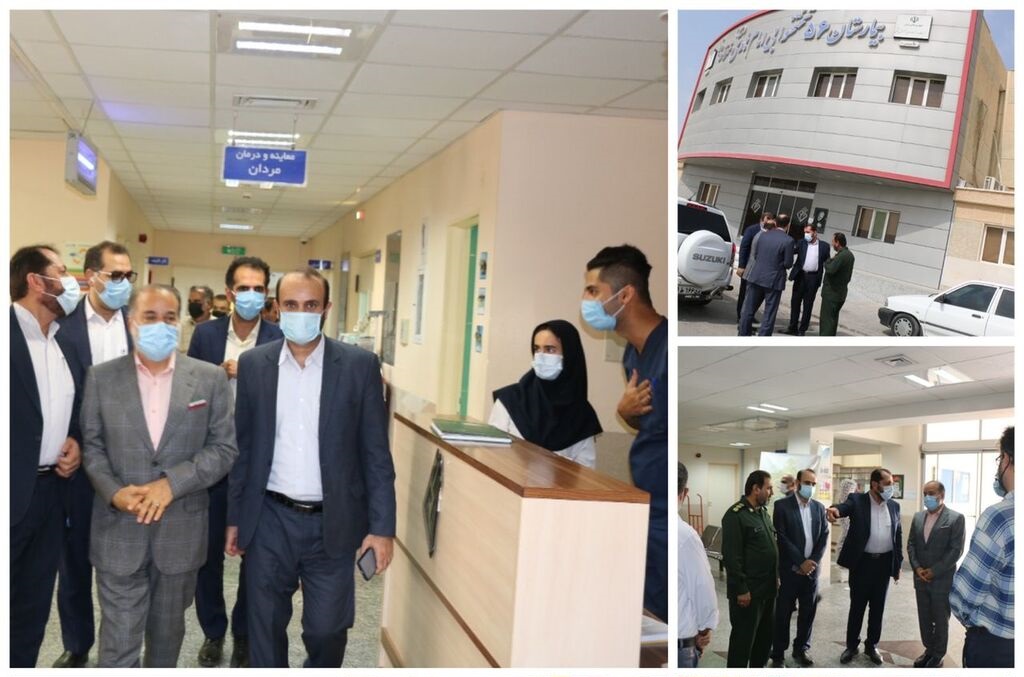 بازدید رییس شورای راهبردی شرکت‌های پتروشیمی منطقه پارس از بیمارستان دیّر