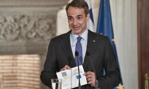 Greece unveils first EU Covid passport as ‘fast lane to travel’