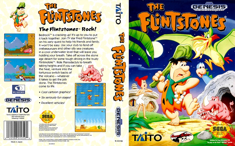 دانلود بازی خاطره انگیز عصر حجر سگا | The Flintstones