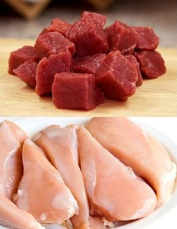 مقایسه گوشت سفید و گوشت قرمز 