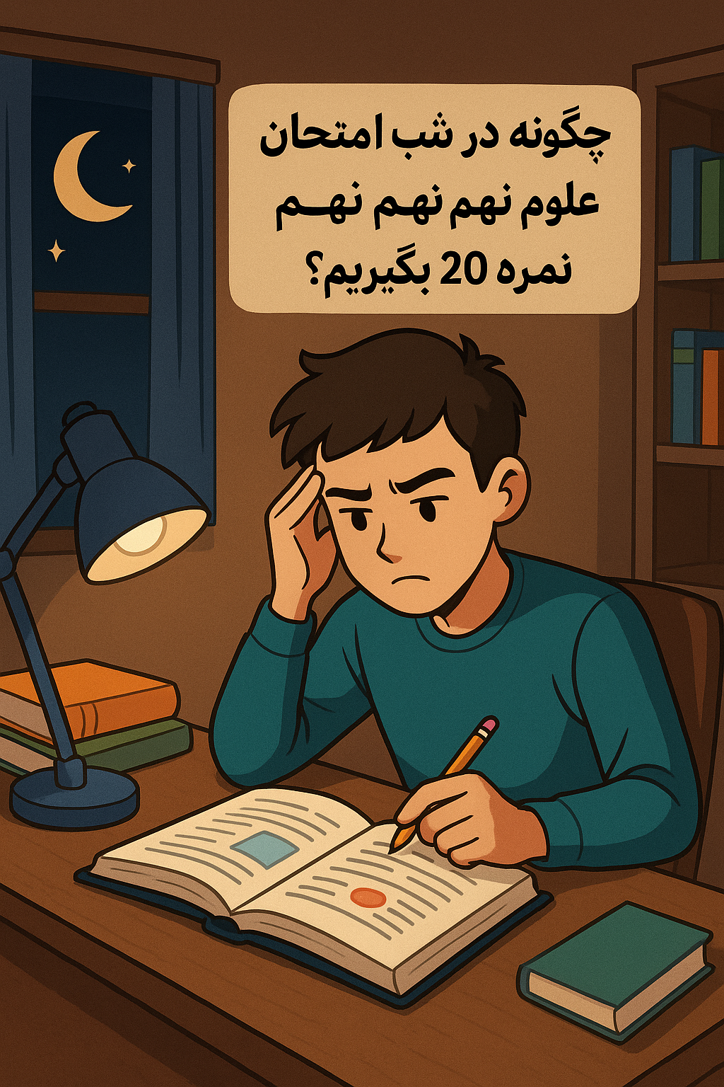 چگونه در شب امتحان علوم نهم 20 بگیریم؟