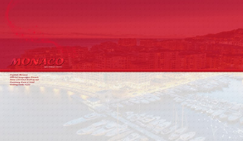 پرچم موناکو