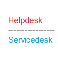 Helpdesk & Servicedesk