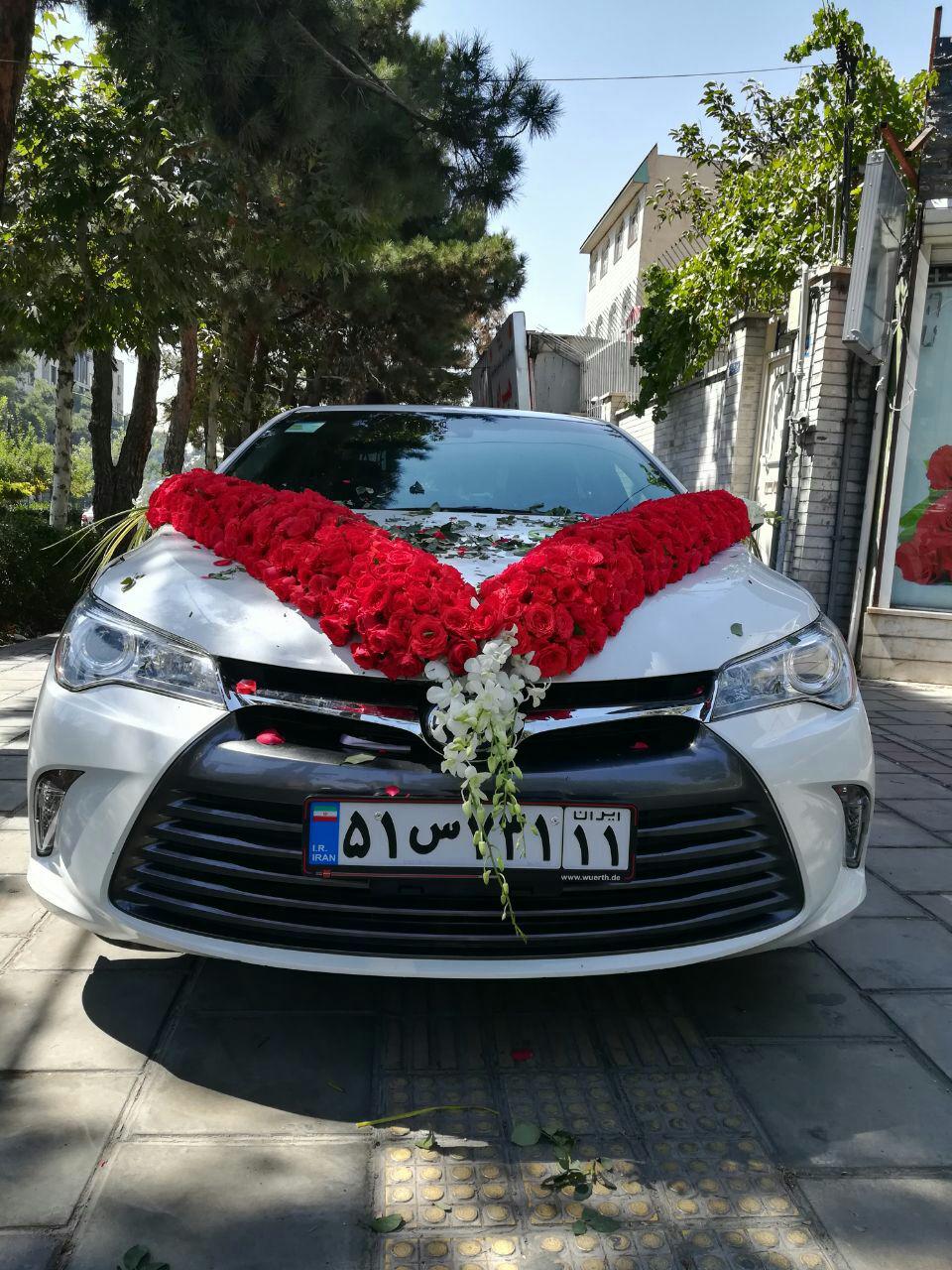 ماشین عروس و گل ارایی