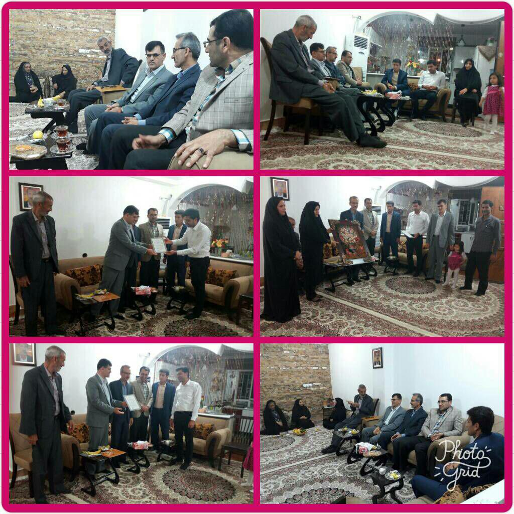 دیدار با خانواده مرحوم خواجه زاده