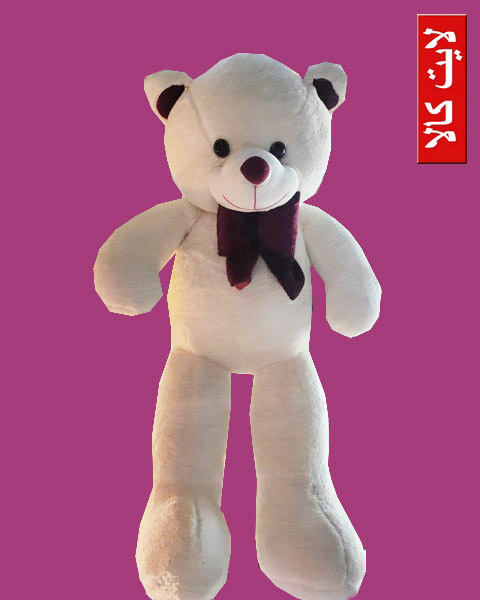 🐼 خرس عروسکی پاپیونی  🐼 📐  ارتفاع : 140 سانتی متری 💰 قیمت : 280 هزار تومان