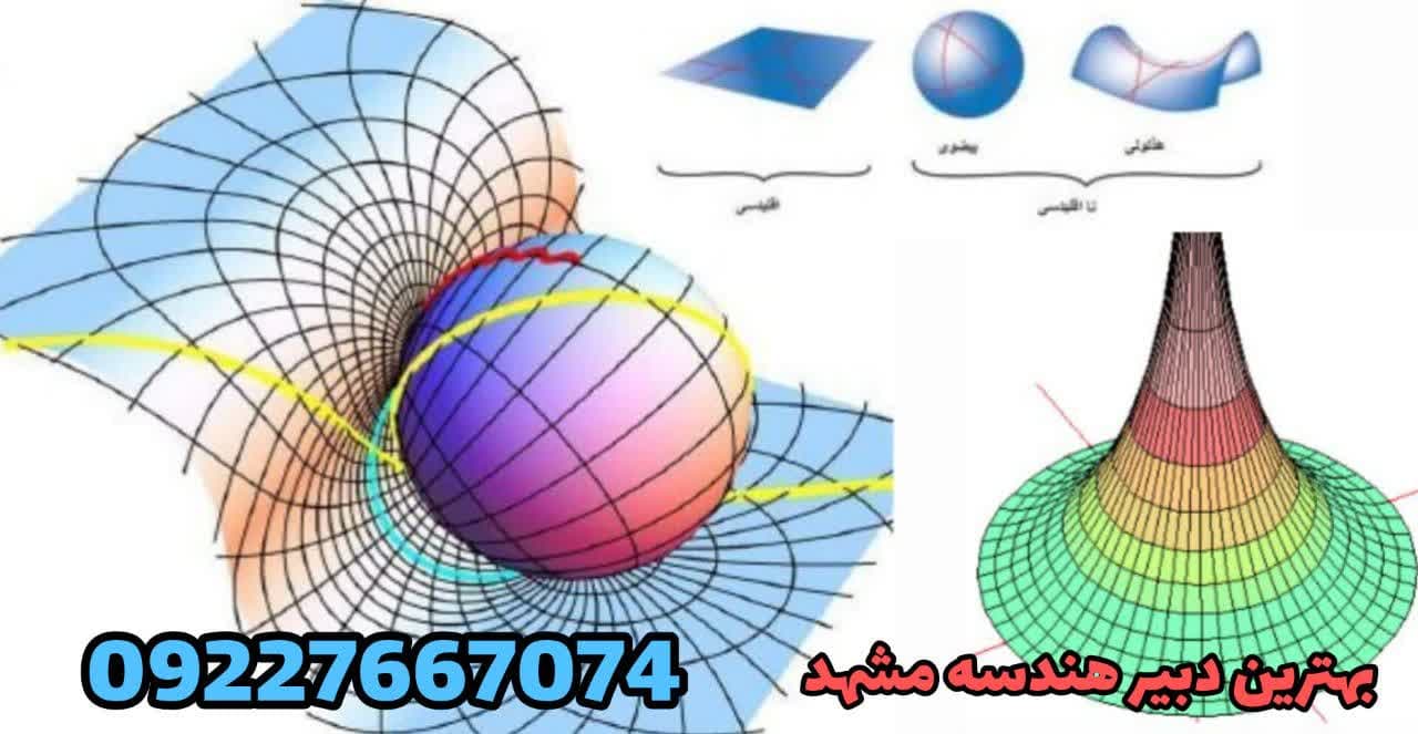 تفاوت هندسه های اقلیدسی و نااقلیدسی