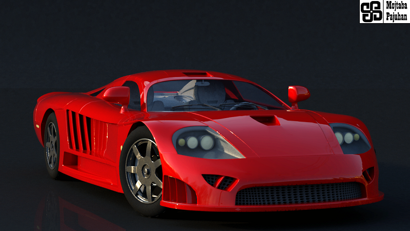 car-maya+vray