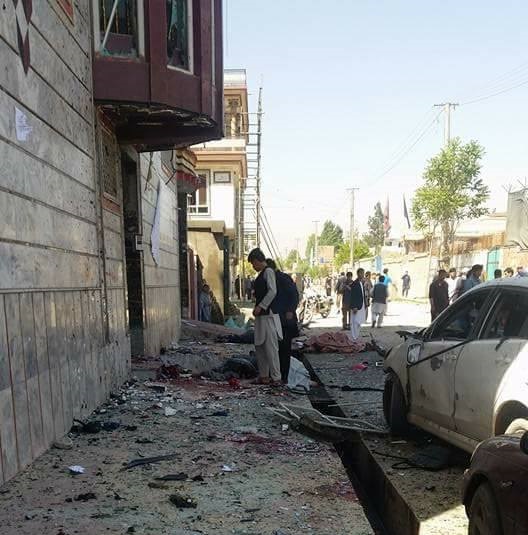 حمله انتحاری به مرکز ثبت نام رای دهندگان در برچی کابل