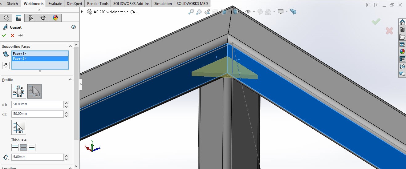 Solidworks structure